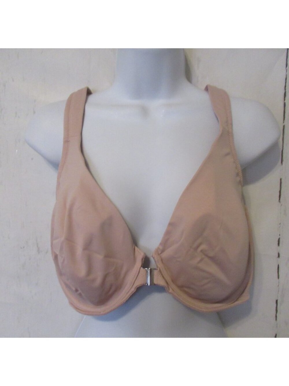 Delimira Bra 40DD Pink Front‎ Close Underwire Racerback W431X